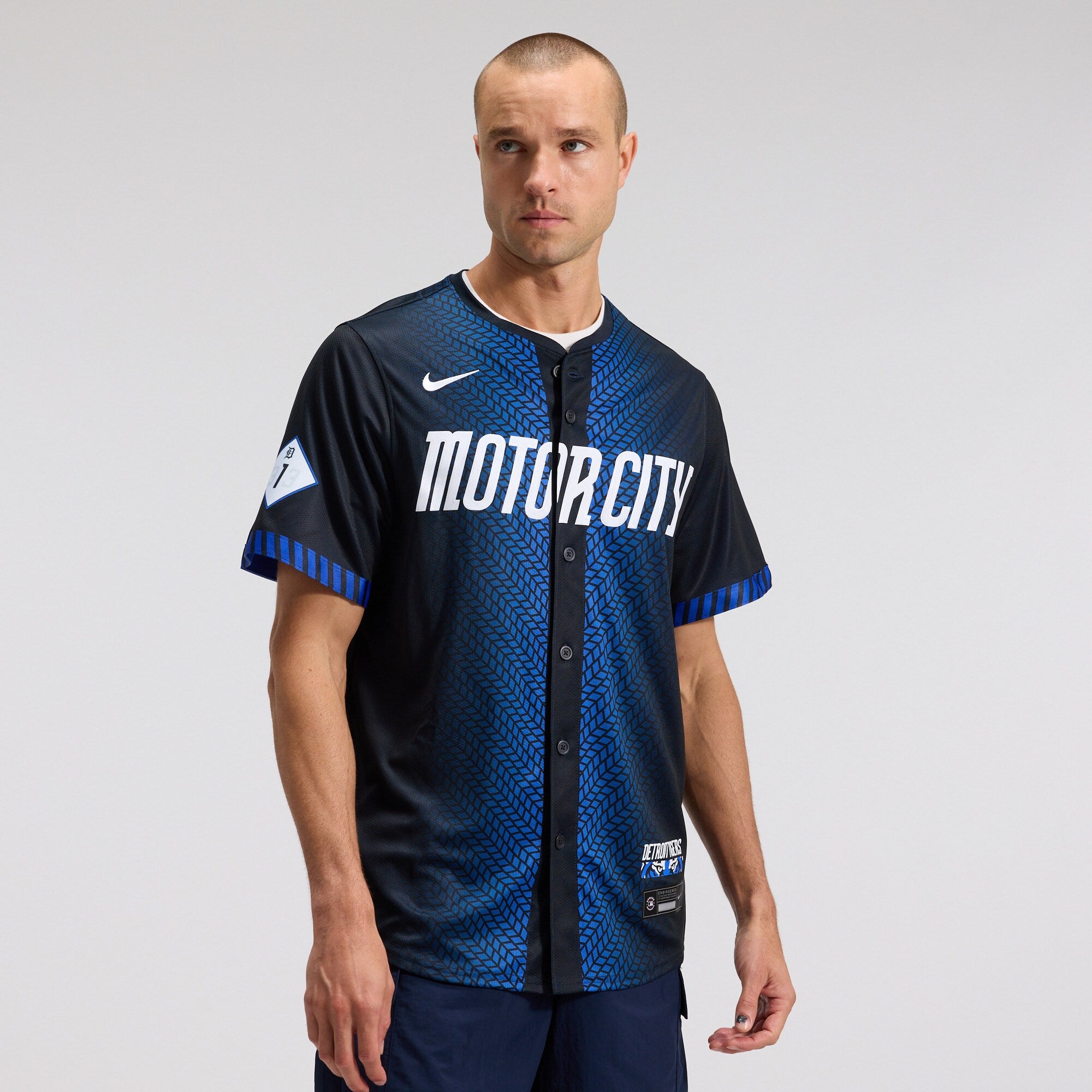 Detroit Tigers City Connect Limited Jersey - Blue | Stitched Baseball Jersey TJS0987