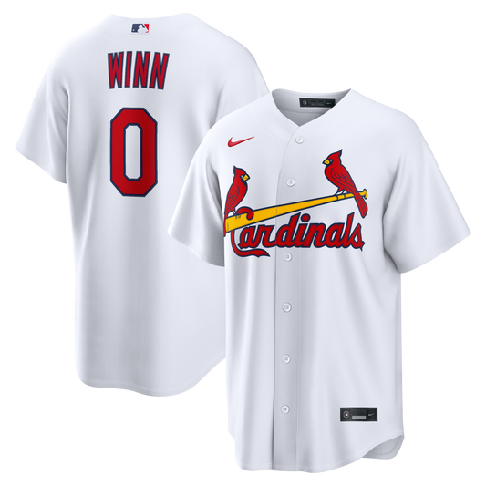 Masyn Winn St. Louis Cardinals Home Replica Jersey - White | Stitched Baseball Jersey TJS0893