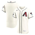Arizona Diamondbacks Home Sponsor Patch Jersey - Cream | Stitched Baseball Jersey TJS0779