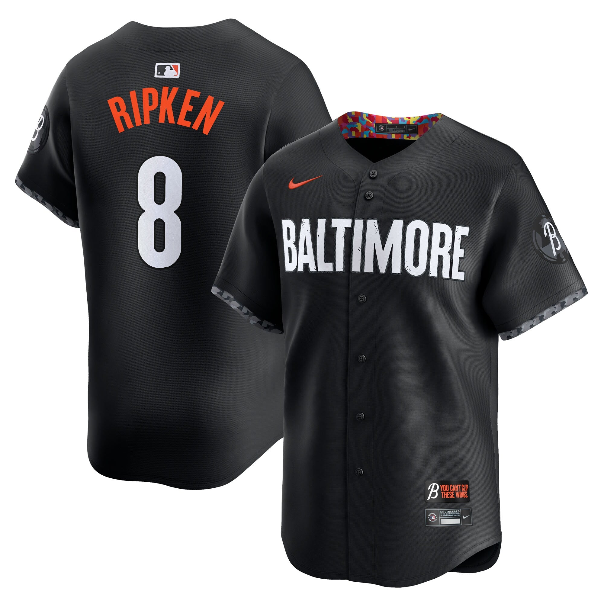 Cal Ripken Jr. Baltimore Orioles City Connect Limited Jersey - Black | Stitched Baseball Jersey TJS0907