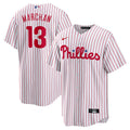 Rafael March�n Philadelphia Phillies Home Replica Jersey - White | Stitched Baseball Jersey TJS0912