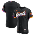 San Francisco Giants City Connect Sponsor Patch Jersey - Anthracite | Stitched Baseball Jersey TJS1024