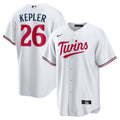 Max Kepler Minnesota Twins Home Replica Player Logo Jersey - White | Stitched Baseball Jersey TJS1078