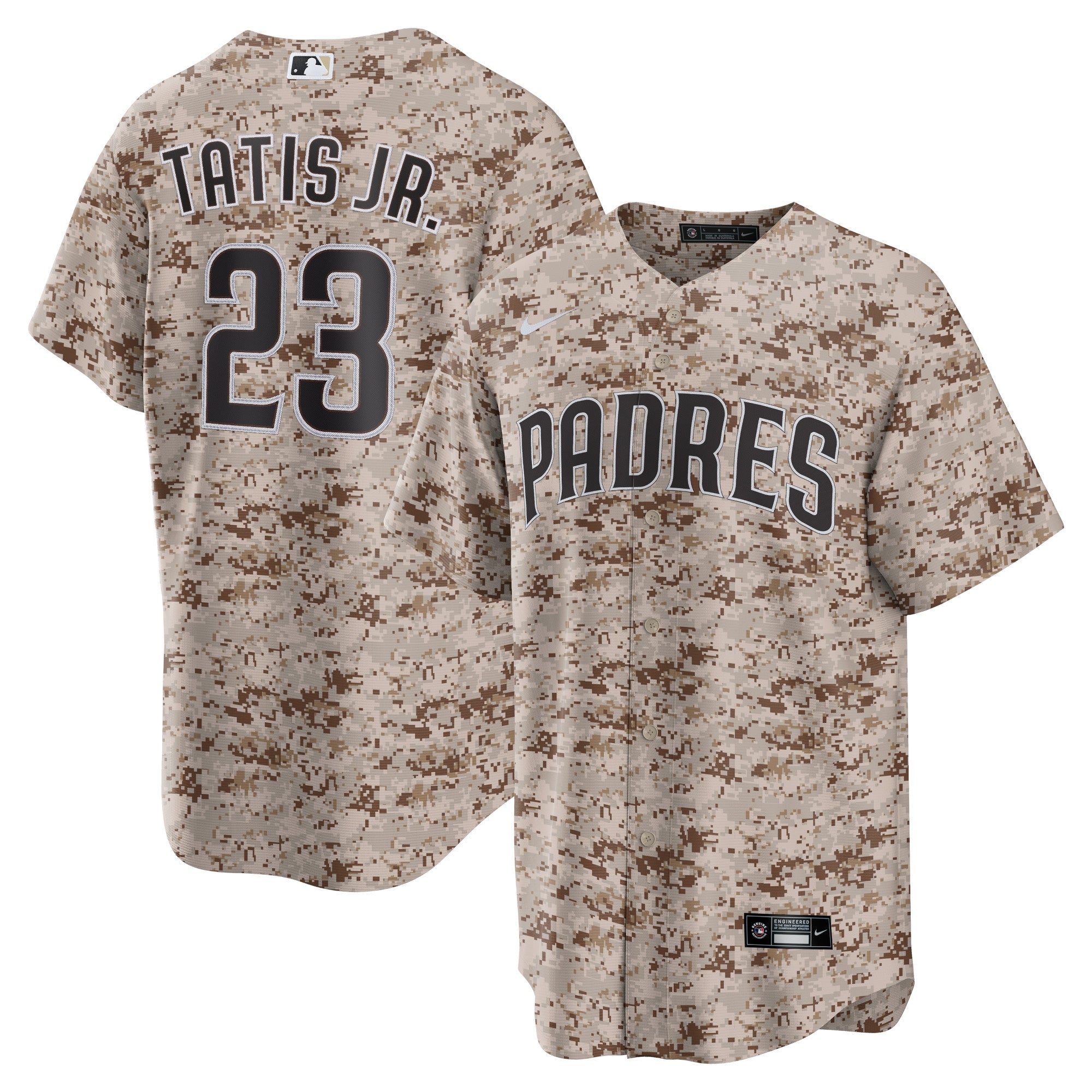 Fernando Tatis Jr. San Diego Padres USMC Alternate Replica Player Jersey - Camo | Stitched Baseball Jersey TJS1083