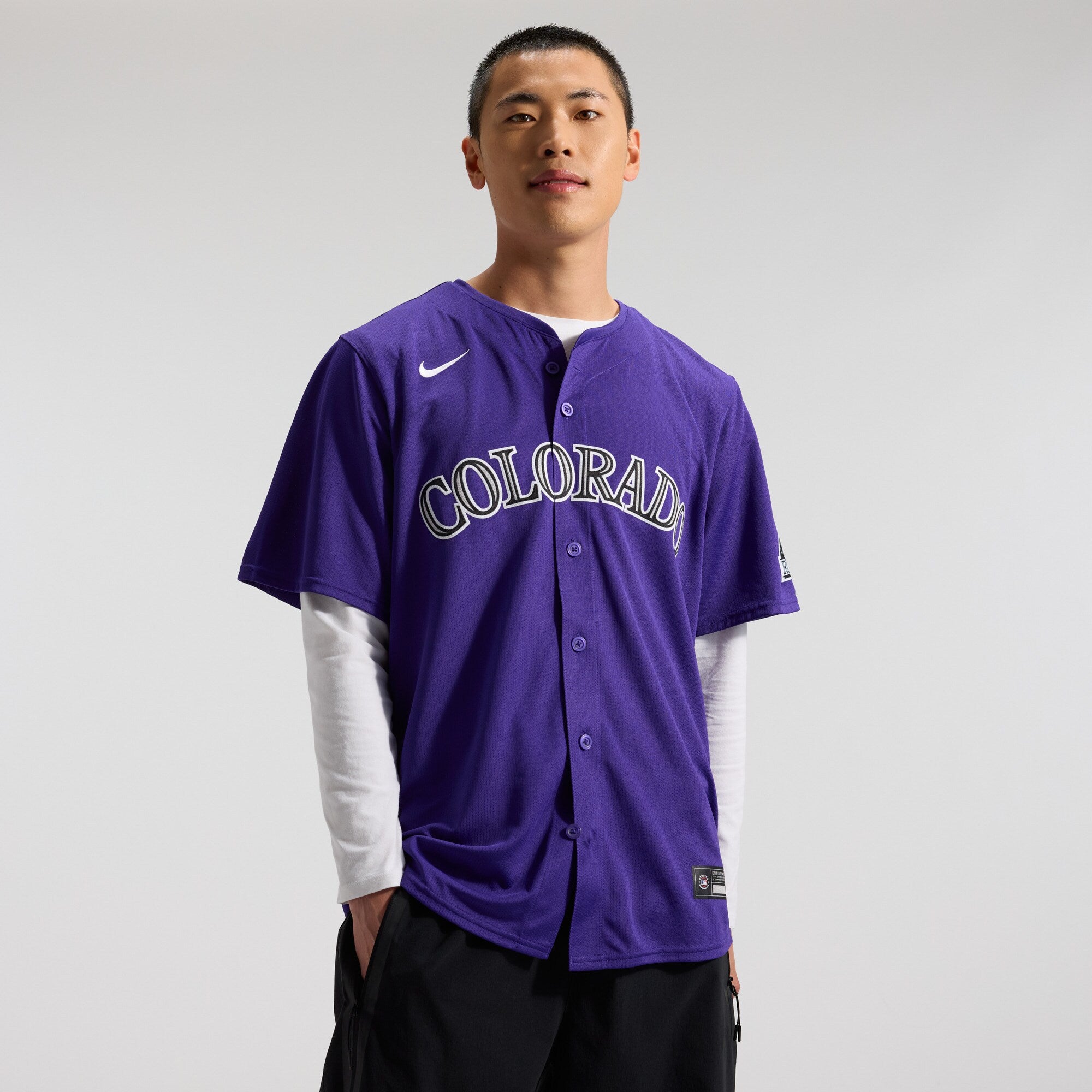 Colorado Rockies Alternate Limited Jersey - Purple | Stitched Baseball Jersey TJS1029