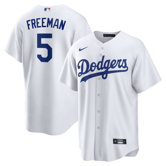 Freddie Freeman Los Angeles Dodgers Home Replica Jersey - White | Stitched Baseball Jersey TJS1007