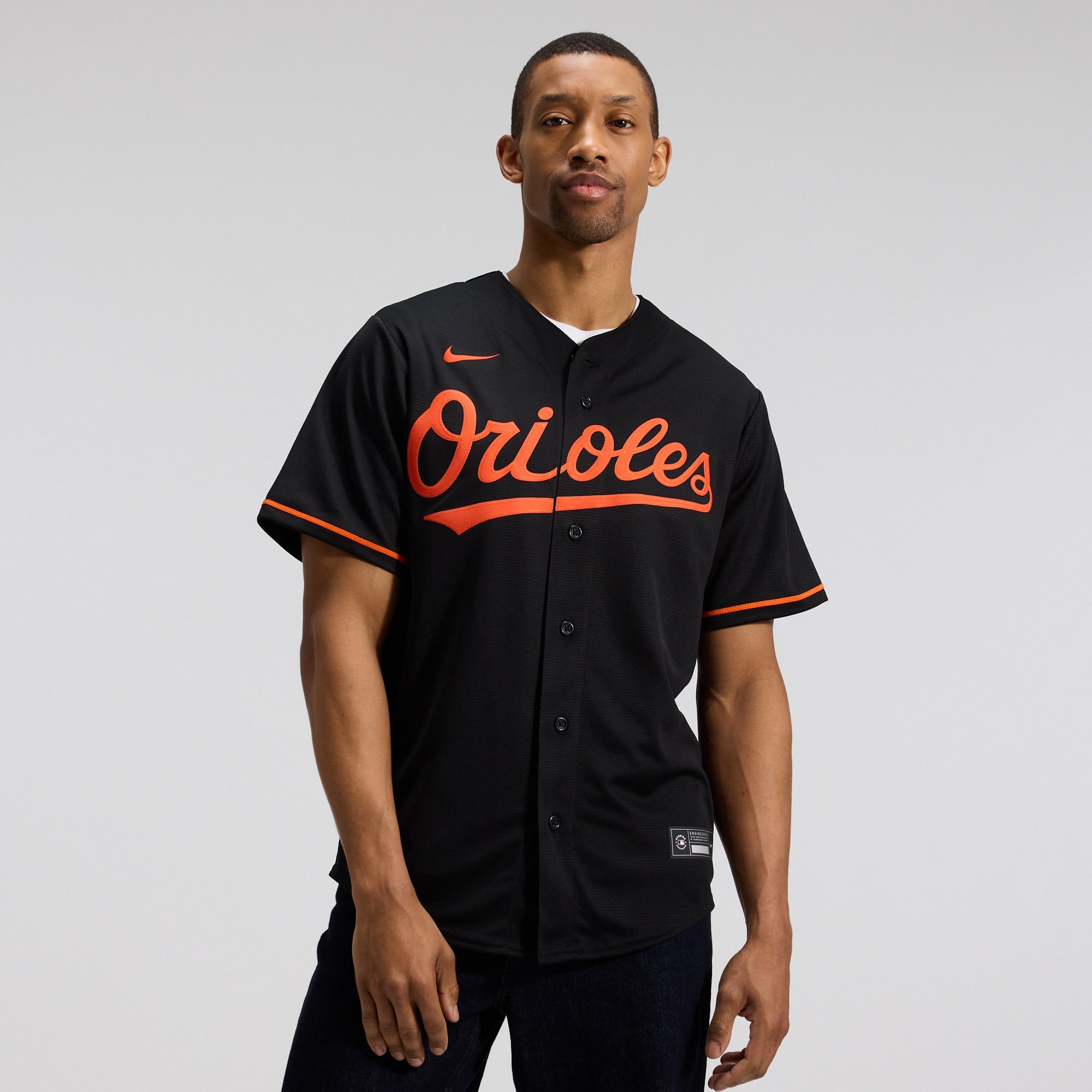 Baltimore Orioles Alternate Replica Team Jersey - Black | Stitched Baseball Jersey TJS1096