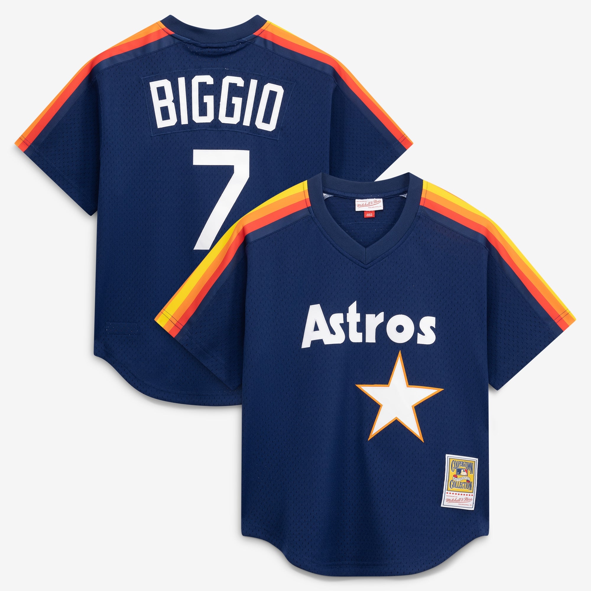 Craig Biggio Houston Astros M & N Batting Practice Jersey - Navy | Stitched Baseball Jersey TJS1072