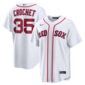Garrett Crochet Boston Red Sox Home Replica Jersey - White | Stitched Baseball Jersey TJS1030