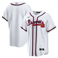 Atlanta Braves Home Big & Tall Replica Jersey - White | Stitched Baseball Jersey TJS1053