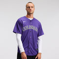 Colorado Rockies Alternate Replica Team Jersey - Purple | Stitched Baseball Jersey TJS1028