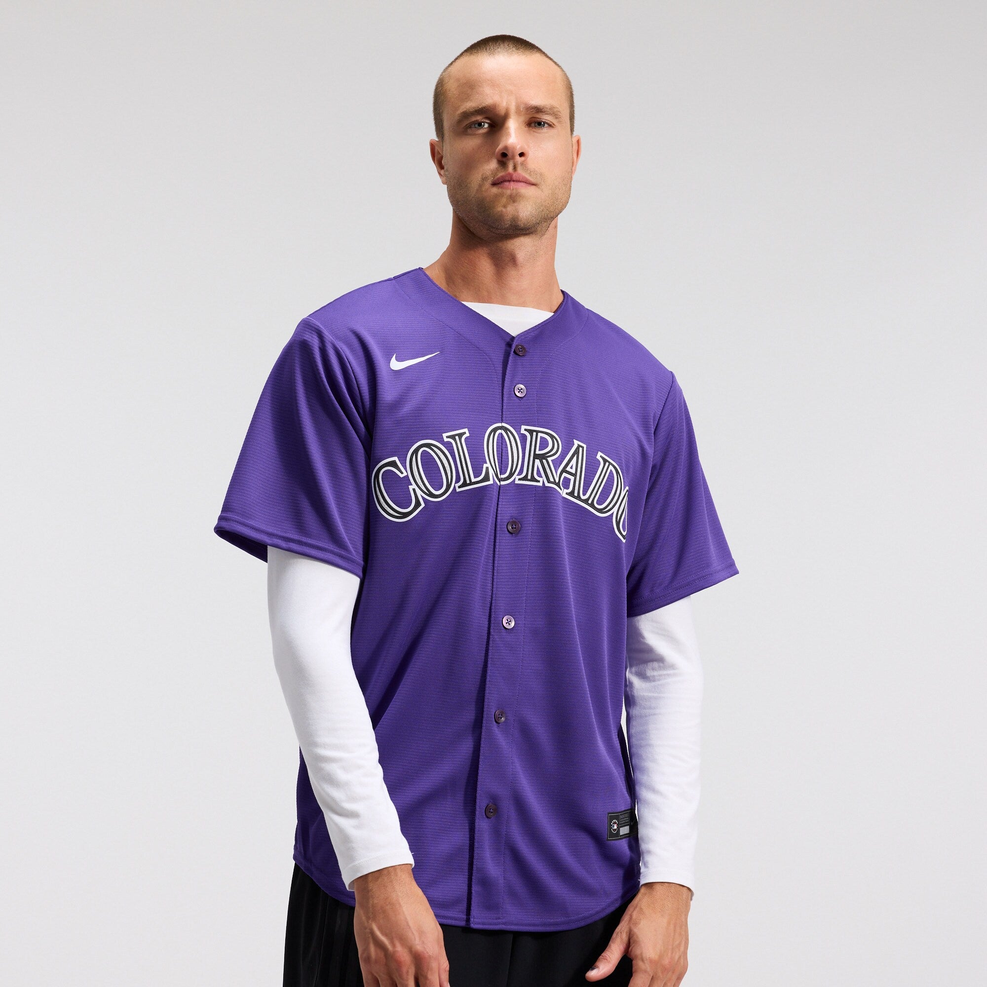 Colorado Rockies Alternate Replica Team Jersey - Purple | Stitched Baseball Jersey TJS1028