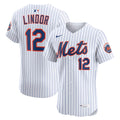 Francisco Lindor New York Mets Home Elite Player Jersey - White | Stitched Baseball Jersey TJS1064