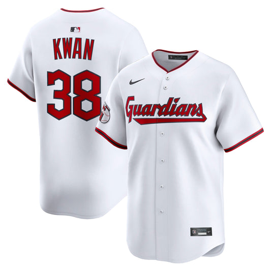 Steven Kwan Cleveland Guardians Home Limited Player Jersey - White | Stitched Baseball Jersey TJS1094