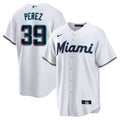 Eury Perez Miami Marlins Home Replica Jersey - White | Stitched Baseball Jersey TJS1079