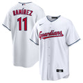 Jos� Ram�rez Cleveland Guardians Replica Player Jersey - White | Stitched Baseball Jersey TJS1005
