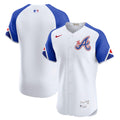 Atlanta Braves City Connect Elite Jersey - White | Stitched Baseball Jersey TJS1098