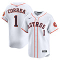 Carlos Correa Houston Astros Home Limited Player Jersey - White | Stitched Baseball Jersey TJS1026