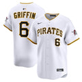 Konnor Griffin Pittsburgh Pirates Home Limited Jersey - White | Stitched Baseball Jersey TJS1011