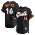 Rafael Devers San Francisco Giants 2025 City Connect Limited Player Jersey - Black | Stitched Baseball Jersey TJS1066