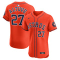Jose Altuve Houston Astros Alternate Elite Player Jersey - Orange | Stitched Baseball Jersey TJS1084