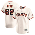 Logan Webb San Francisco Giants Home Limited Player Jersey - Cream | Stitched Baseball Jersey TJS1013