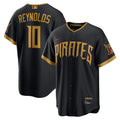 Bryan Reynolds Pittsburgh Pirates 2026 City Connect Stadium Jersey - Black | Stitched Baseball Jersey TJS1060