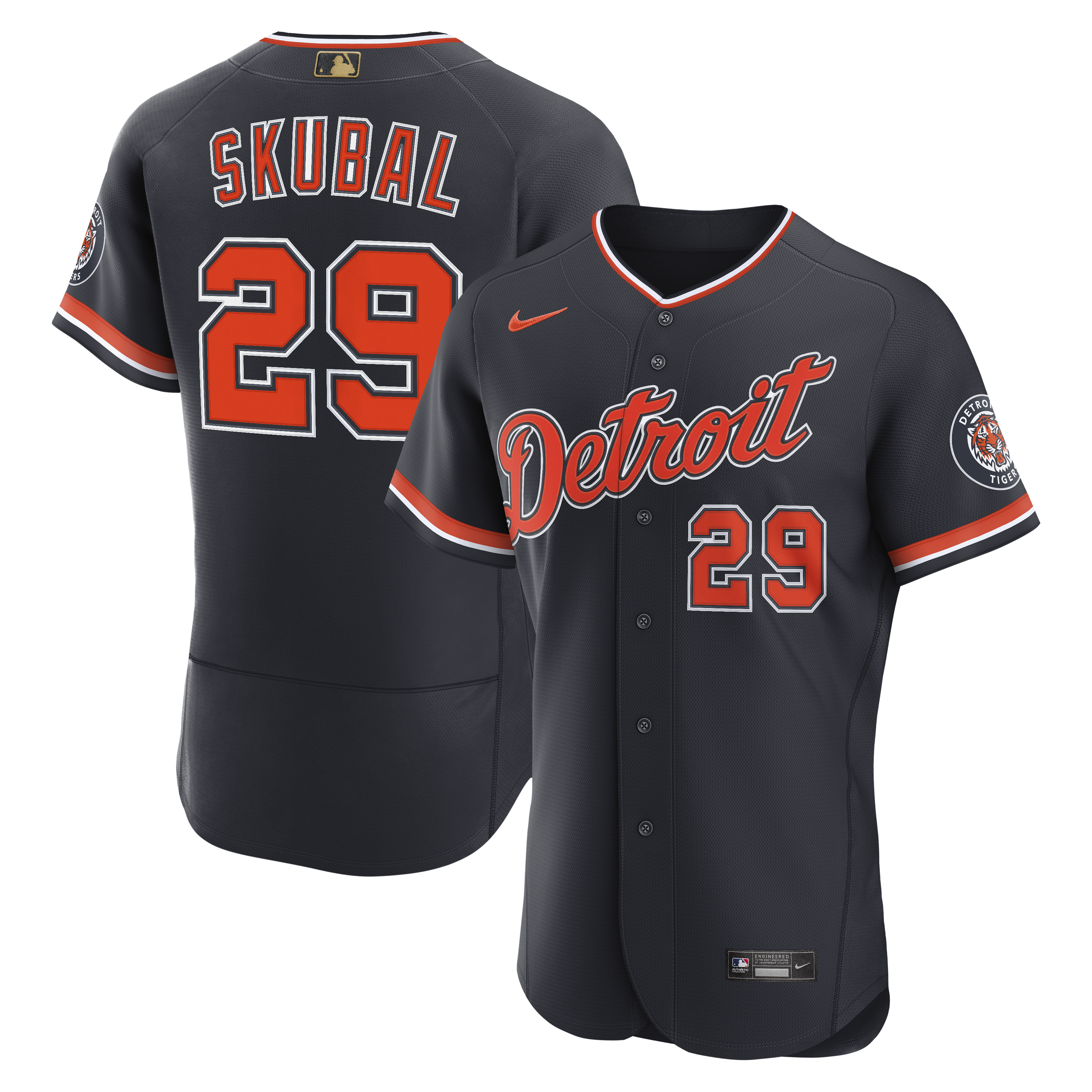 Tarik Skubal Detroit Tigers Alternate Awards Jersey - Navy | Stitched Baseball Jersey TJS1010