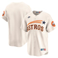 Houston Astros Cooperstown Collection Limited Jersey - Cream | Stitched Baseball Jersey TJS1045
