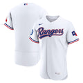 Texas Rangers Home Sponsor Patch Jersey - White | Stitched Baseball Jersey TJS1023