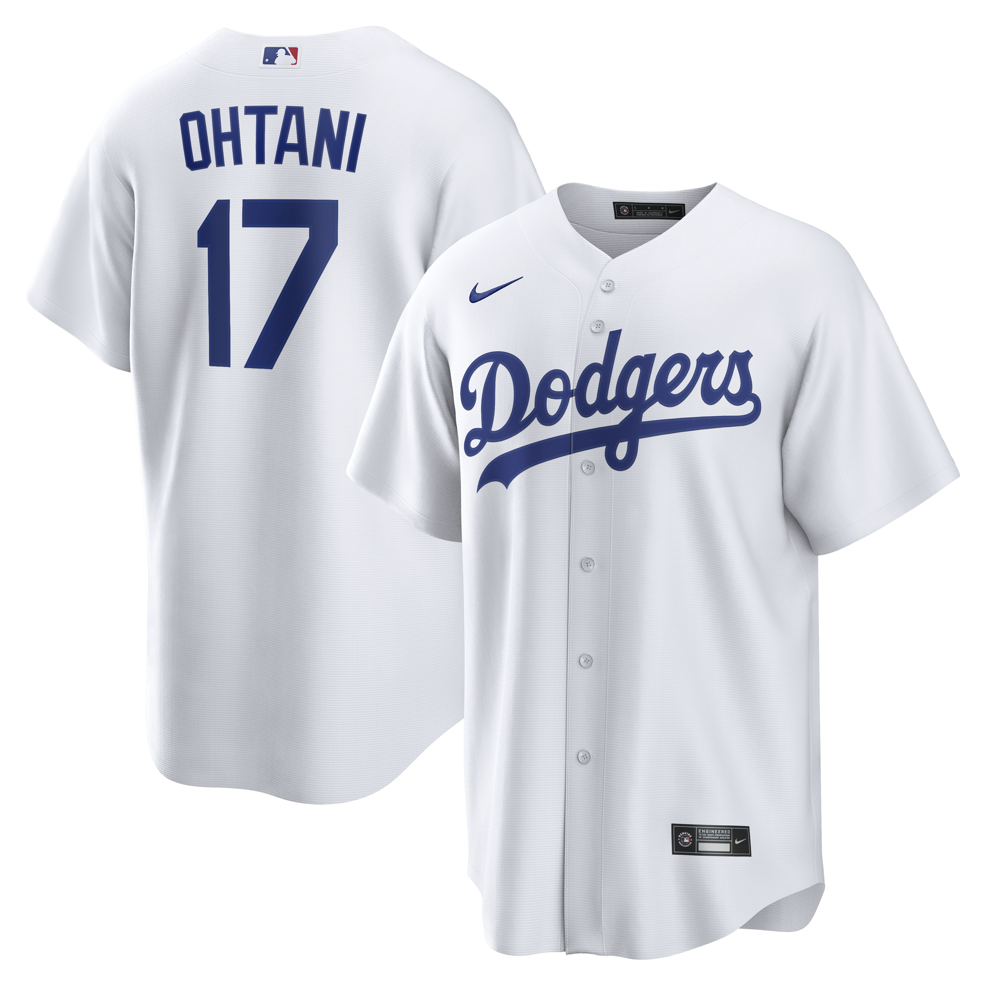Shohei Ohtani Los Angeles Dodgers Home Replica Jersey - White | Stitched Baseball Jersey TJS1057