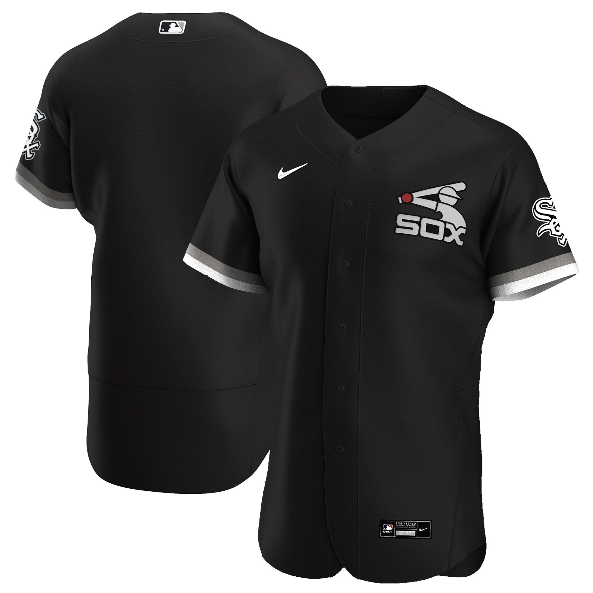 Chicago White Sox Alternate Team Jersey - Black | Stitched Baseball Jersey TJS1067
