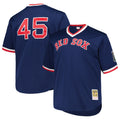 Pedro Martinez Boston Red Sox M & N 1999 Cooperstown Collection Mesh Pullover Jersey - Navy | Stitched Baseball Jersey TJS1276