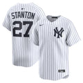 Giancarlo Stanton New York Yankees Home Limited Player Jersey - White | Stitched Baseball Jersey TJS1114