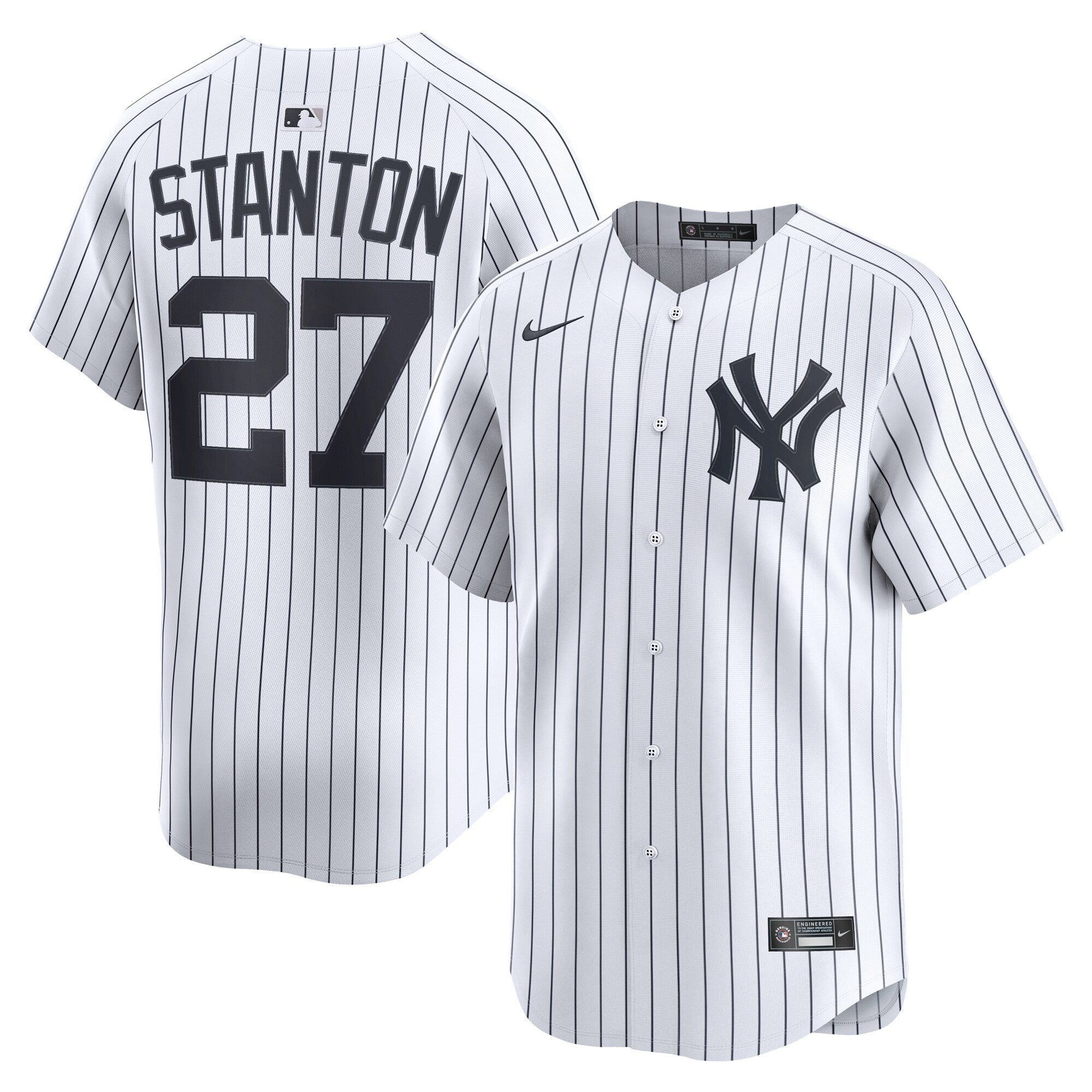 Giancarlo Stanton New York Yankees Home Limited Player Jersey - White | Stitched Baseball Jersey TJS1114
