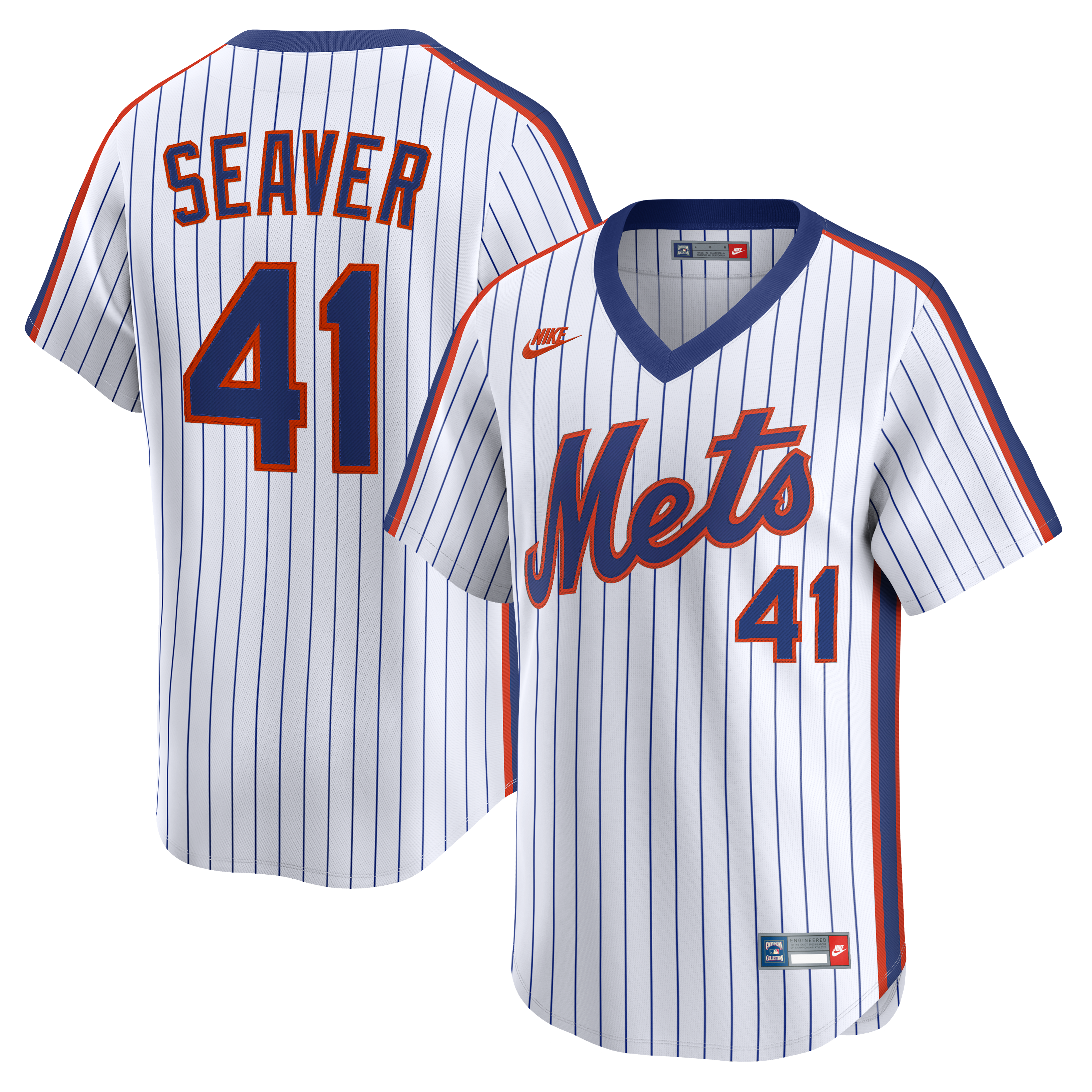 Tom Seaver New York Mets Cooperstown Collection Limited Jersey - White | Stitched Baseball Jersey TJS1124