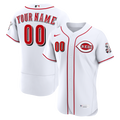 Cincinnati Reds Home Custom Jersey - White | Stitched Baseball Jersey TJS1162