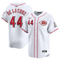 Elly De La Cruz Cincinnati Reds Home Limited Player Jersey - White | Stitched Baseball Jersey TJS1277