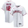 Jorge Soler Los Angeles Angels Home Replica Jersey - White | Stitched Baseball Jersey TJS1144
