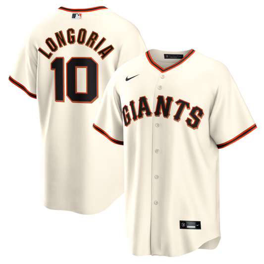 Evan Longoria San Francisco Giants Home Retired Player Replica Jersey - Cream | Stitched Baseball Jersey TJS1280