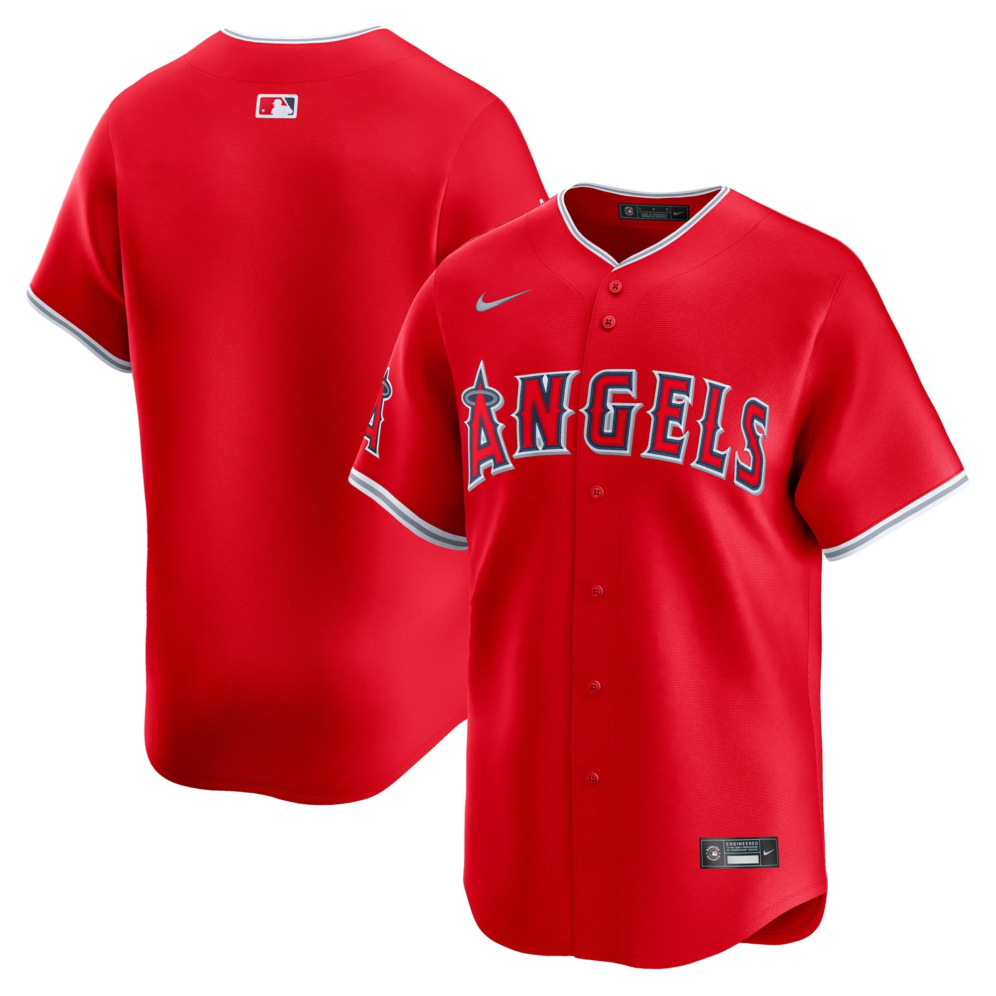 Los Angeles Angels Alternate Limited Jersey - Red | Stitched Baseball Jersey TJS1259