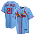 Lars Nootbaar St. Louis Cardinals Alternate Replica Jersey - Light Blue | Stitched Baseball Jersey TJS1183