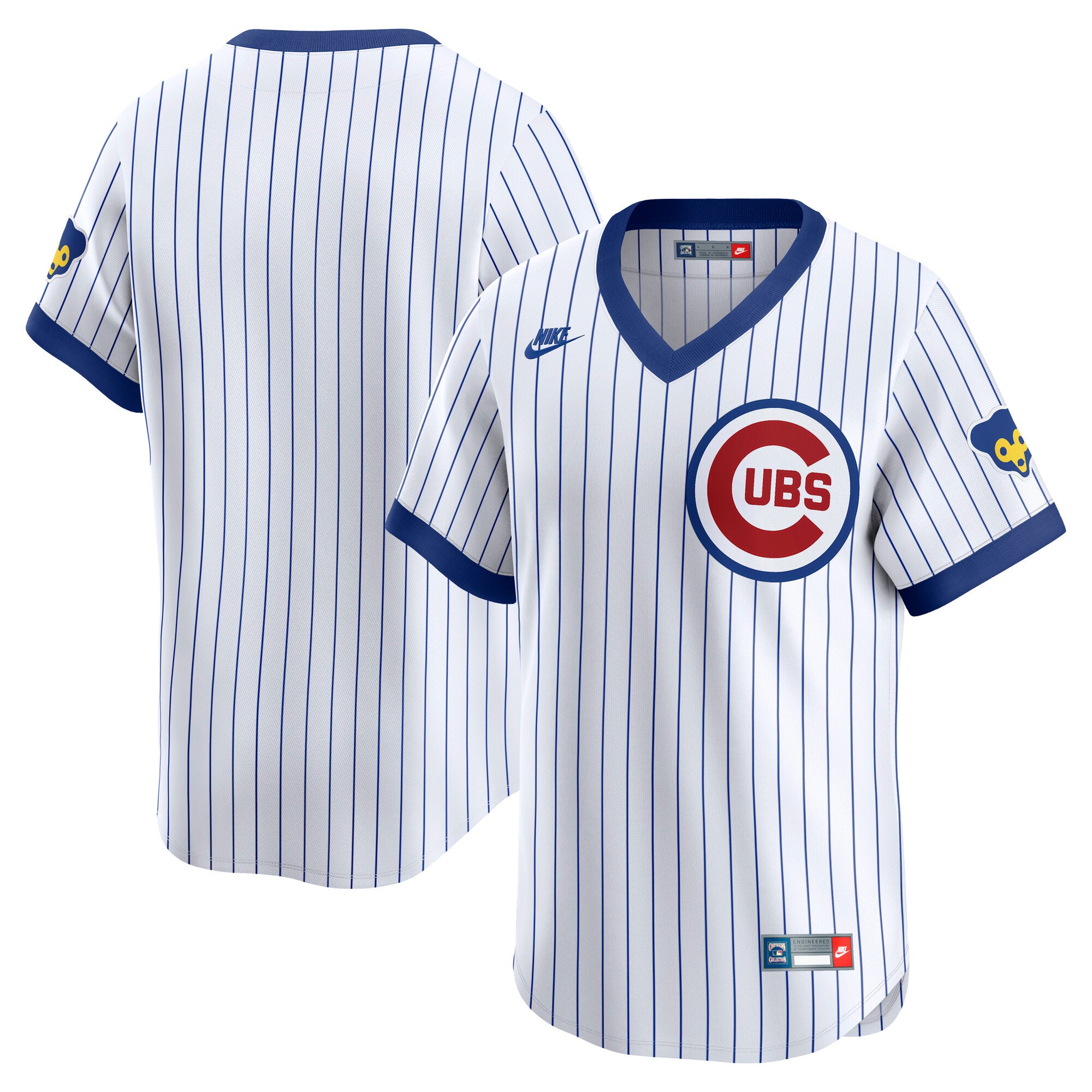 Chicago Cubs Cooperstown Collection Limited Jersey - White | Stitched Baseball Jersey TJS1176