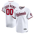 Washington Nationals Home Limited Custom Jersey - White | Stitched Baseball Jersey TJS1293
