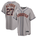 Jose Altuve Houston Astros Road Replica Jersey - Gray | Stitched Baseball Jersey TJS1165