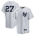 Giancarlo Stanton New York Yankees Home Replica Player Jersey - White | Stitched Baseball Jersey TJS1238
