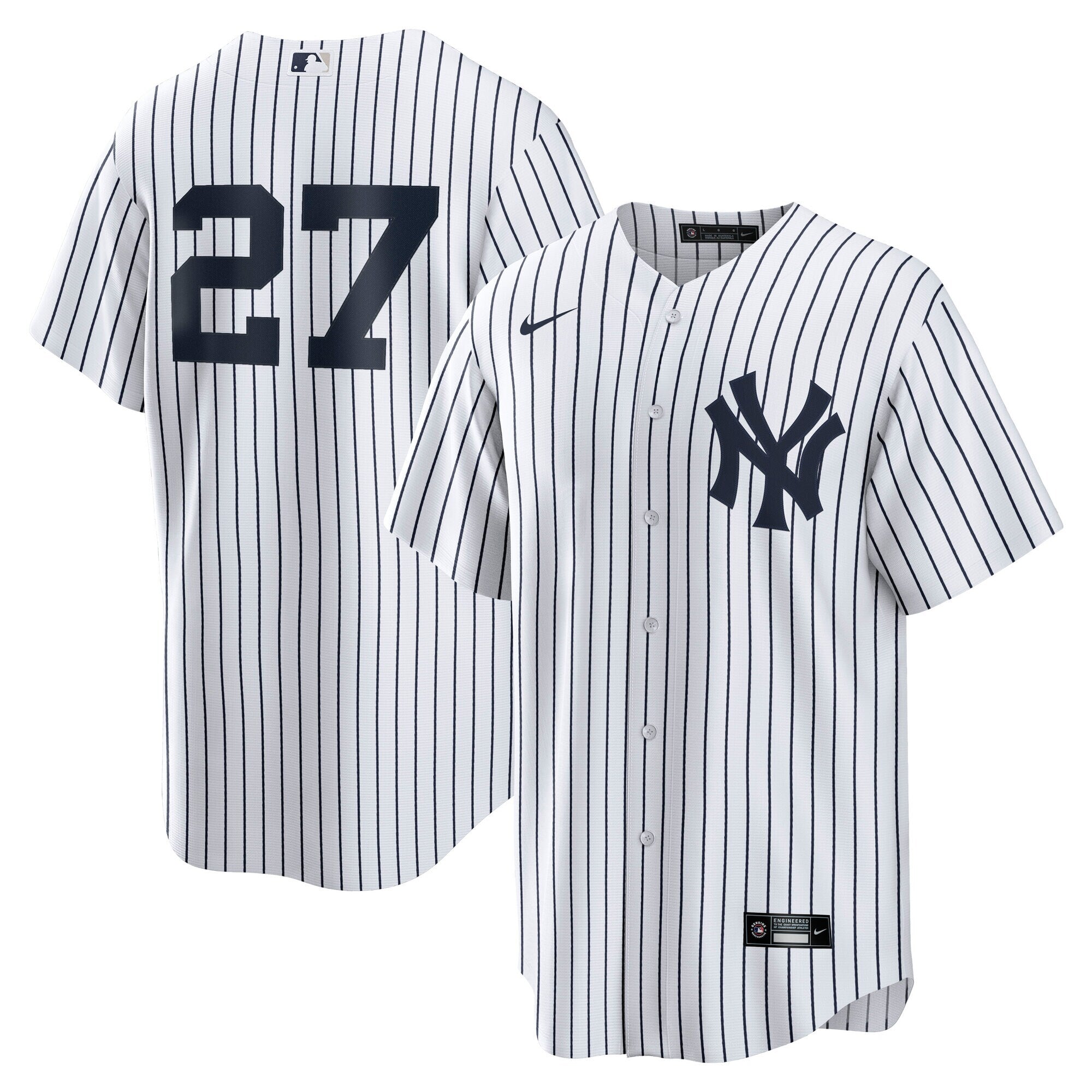 Giancarlo Stanton New York Yankees Home Replica Player Jersey - White | Stitched Baseball Jersey TJS1238