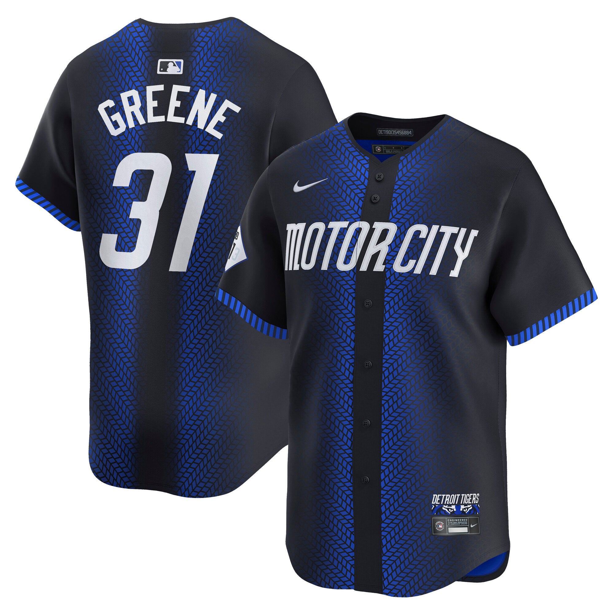 Riley Greene Detroit Tigers City Connect Limited Jersey - Navy | Stitched Baseball Jersey TJS1216
