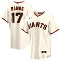 Heliot Ramos San Francisco Giants Home Replica Jersey - Cream | Stitched Baseball Jersey TJS1288