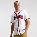 Atlanta Braves Home Limited Jersey - White | Stitched Baseball Jersey TJS1137